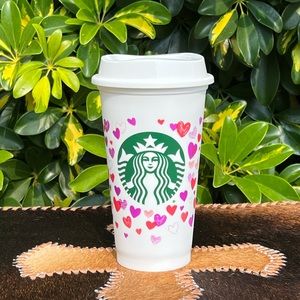 New STARBUCKS Valentines Color changing Hot Cup 16oz